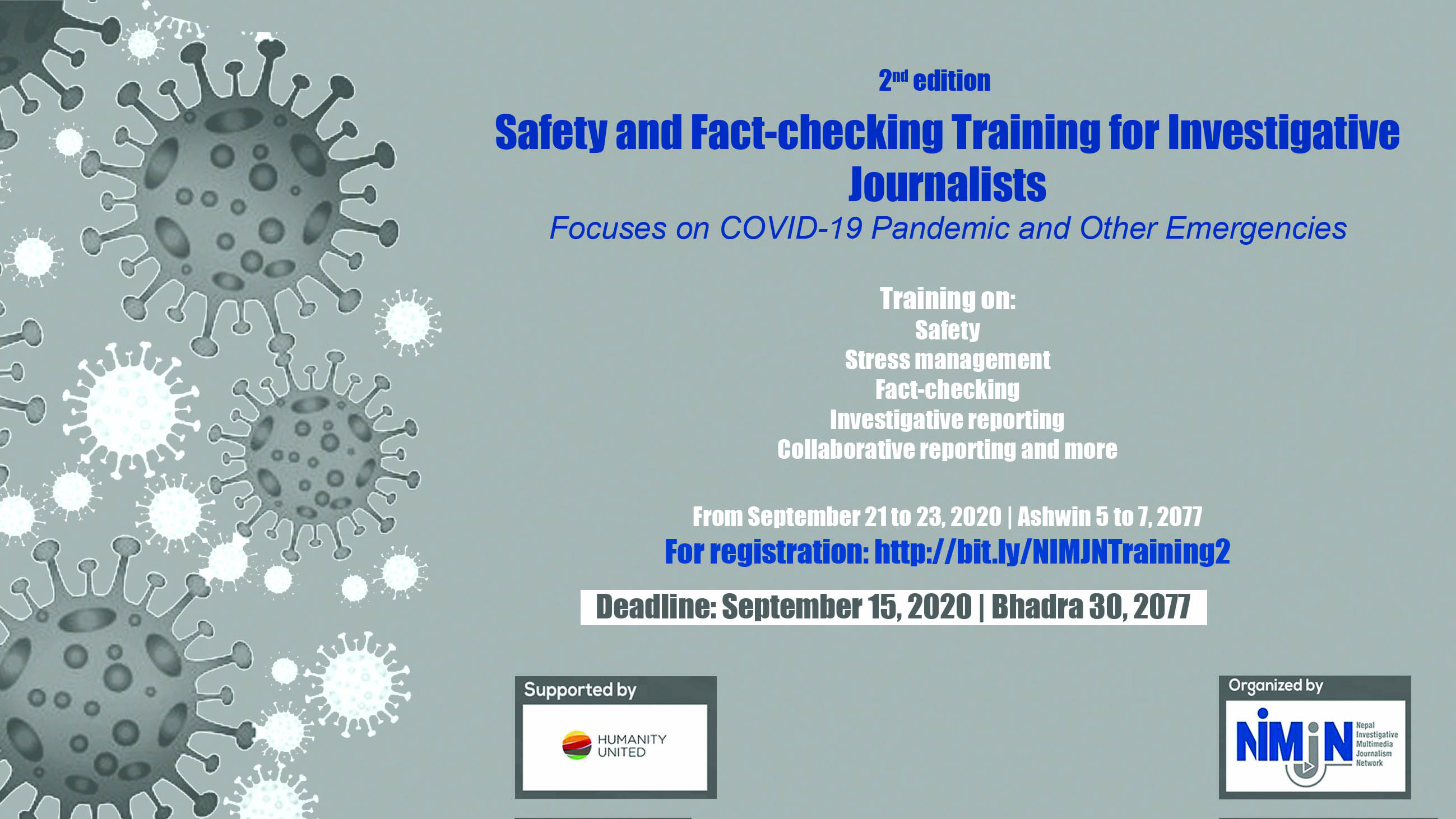 2nd Safety and Fact-Checking Training for Investigative Journalists