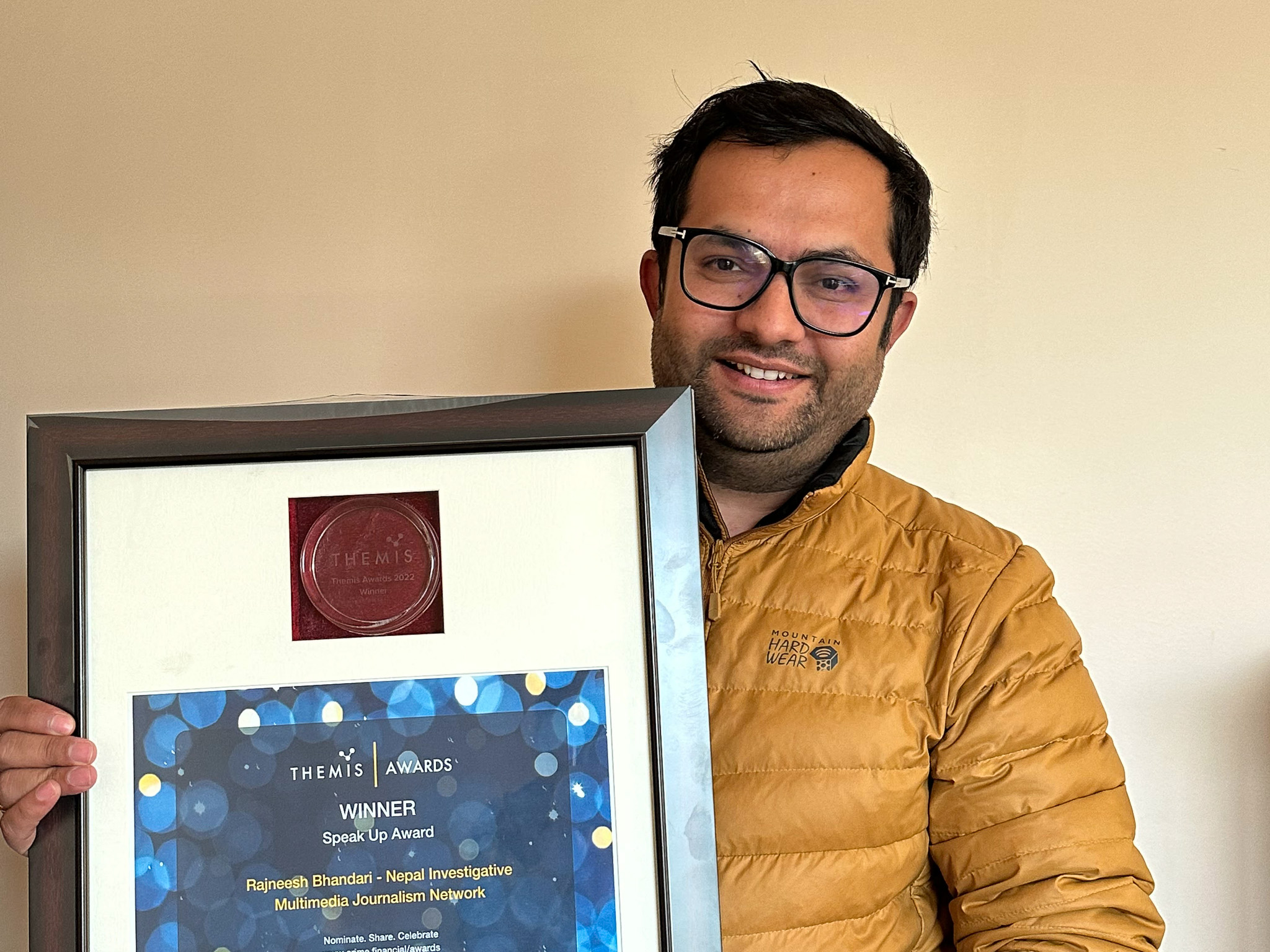 NIMJN’s Rajneesh Bhandari Wins Themis Award 2022