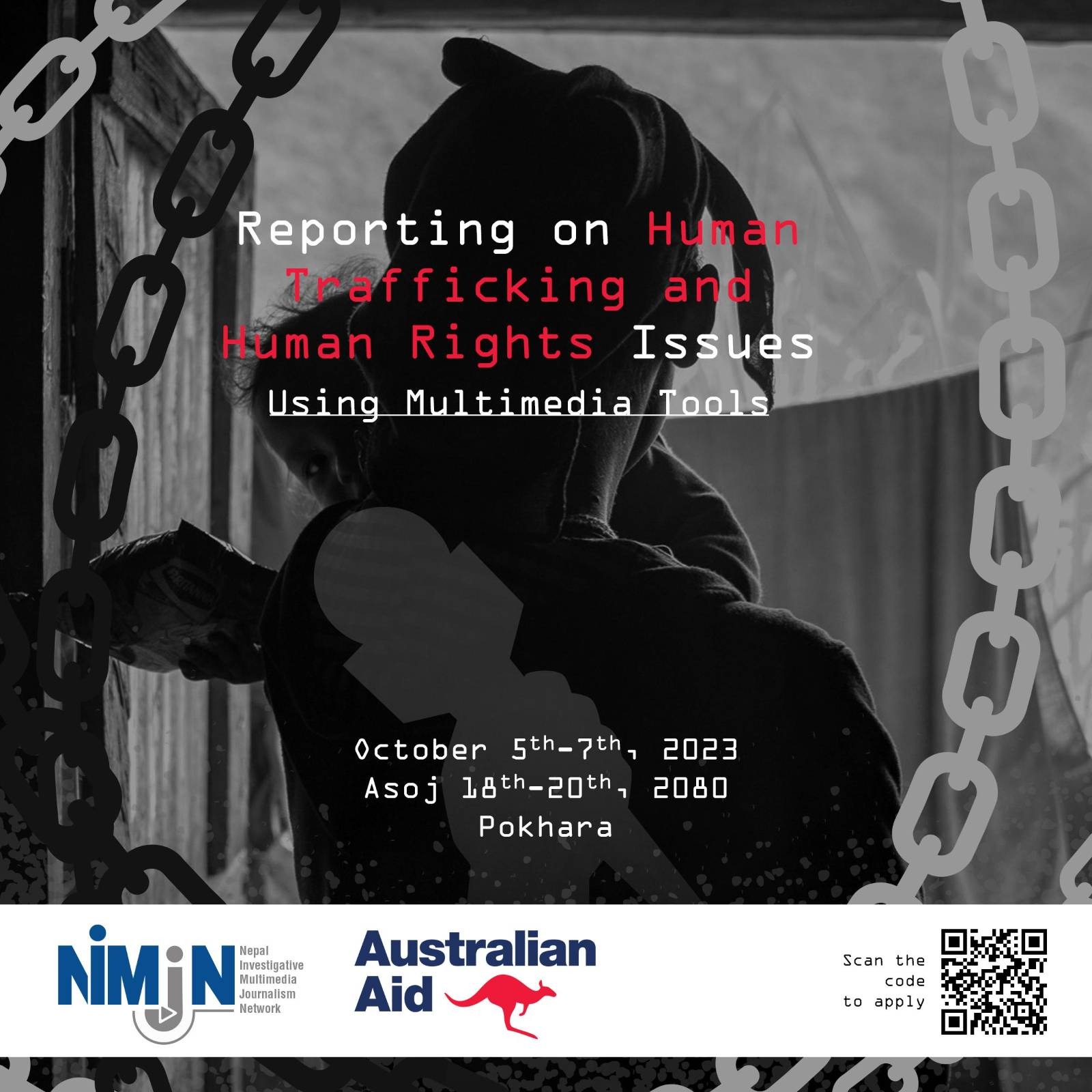 Training on Reporting on Human Trafficking and Human Rights Issues using Multimedia Tools