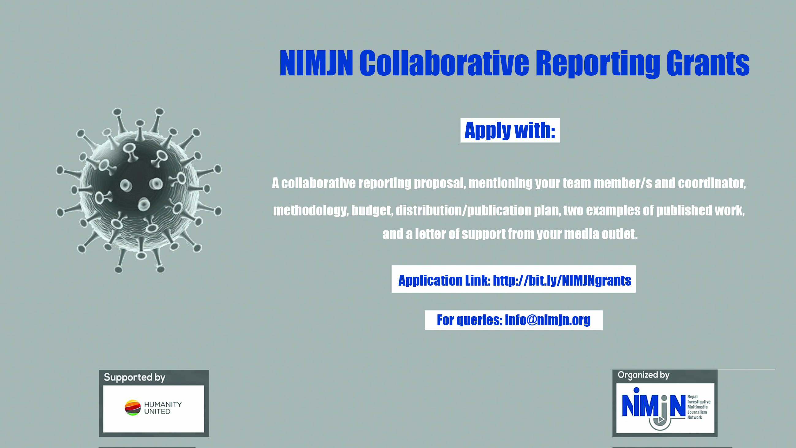 NIMJN Collaborative Reporting Grants