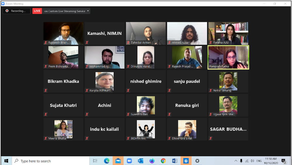 NIMJN Talk: Fighting Misinformation in South Asia