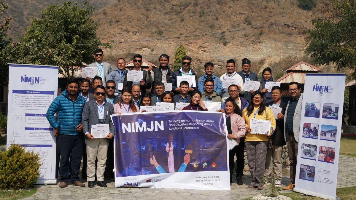 Humanitarian Crises and Disasters Reporting Using Solutions Journalism Training in Sindhuli