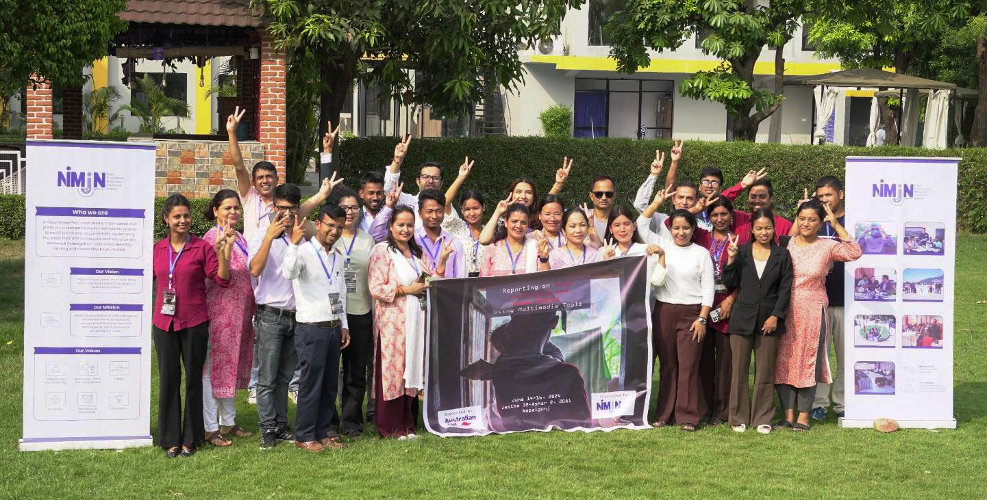 NIMJN's training on Reporting on Human Trafficking and Human Rights using Multimedia Tools in Lumbini Province